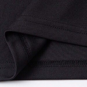 Polo chemise casual à manches courtes avec bordure rayée, pour le transport quotidien, été, pour le golf