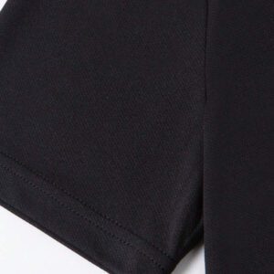 Polo chemise casual à manches courtes avec bordure rayée, pour le transport quotidien, été, pour le golf