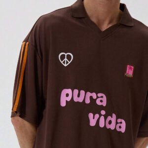Musero Chemise de football surdimensionnée imprimée