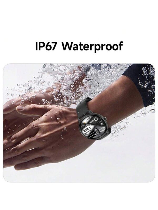 1 pièce Smartwatch TFT de 1,35 pouces pour hommes et femmes, tracker de fitness avec plusieurs modes d'exercice, prend en charge les appels sans fil, alerte d'informations, contrôle de la musique, cadrans personnalisés, compatible avec IOS/Android, cadeau – Image 8