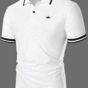Manfinity Mode Chemise polo décontractée d'affaires pour hommes, cadeau pour papa et petit ami, convient pour le golf