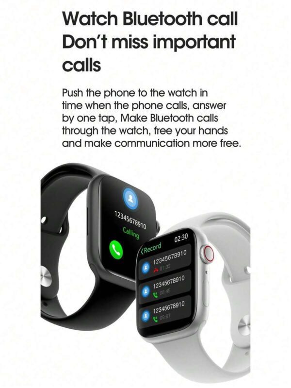 Microwear Montre connectée de sport pour hommes et femmes, série 10, moniteur d'activité physique et de sommeil, moniteur de fréquence cardiaque, écran personnalisable, compatible Android et iOS – Image 7