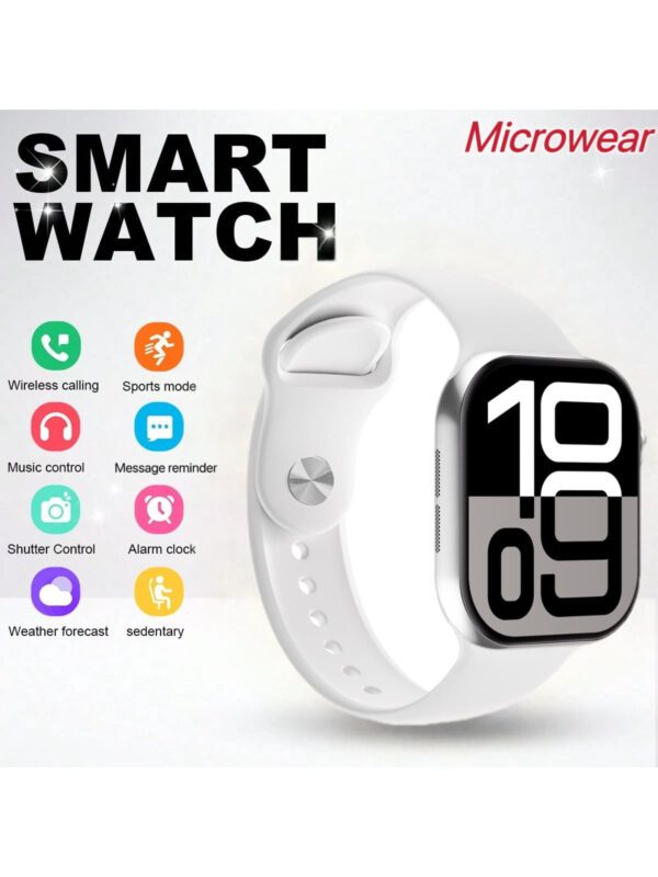 Microwear Montre connectée de sport pour hommes et femmes, série 10, moniteur d'activité physique et de sommeil, moniteur de fréquence cardiaque, écran personnalisable, compatible Android et iOS – Image 21