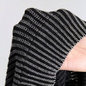 Ontre Tricot décontracté à col rond et manches courtes de couleur unie pour hommes, automne/hiver