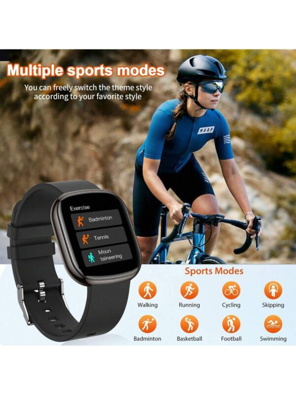 Montre connectée, appel/numérotation sans fil, diverses notifications d'applications, convient aux hommes et aux femmes, montres de sport, rappel d'informations, pour iOS/Android – Image 6