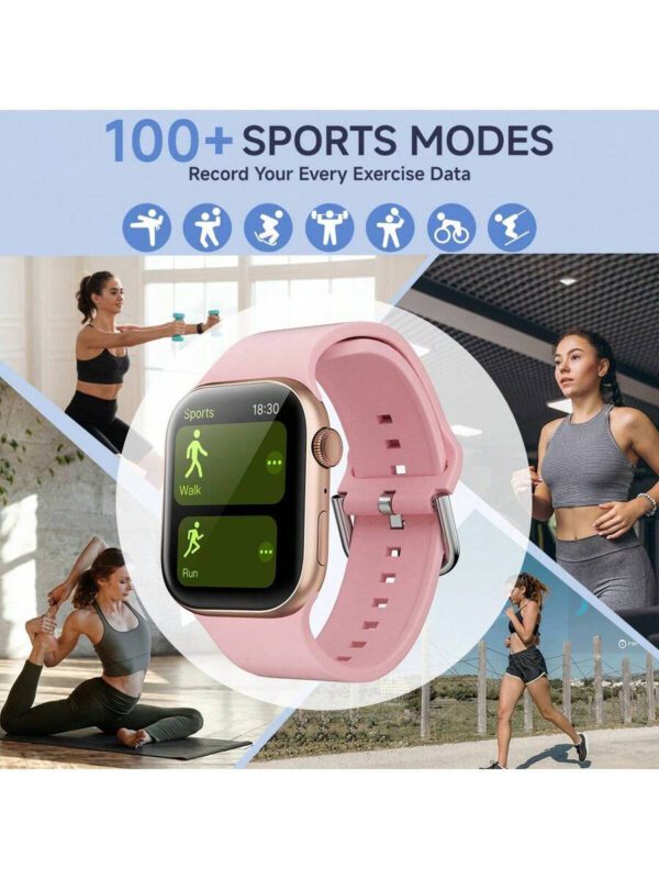 SIMSONLAB Montre connectée 2025 avec écran tactile de 1,83", montre connectée pour hommes et femmes, compatible avec les téléphones Android et iOS, étanche à la vie, tracker de fitness – Image 4