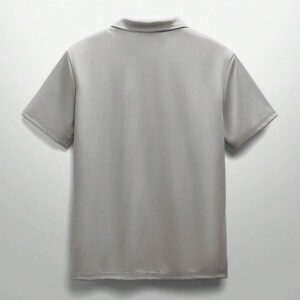 NEON BLANC Polo tricoté de couleur unie pour homme, style casual et streetwear pour un usage quotidien