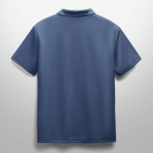 NEON BLANC Polo tricoté de couleur unie pour homme, style casual et streetwear pour un usage quotidien