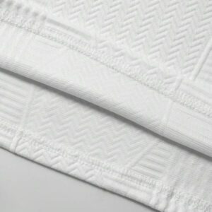 Polo homme à col mao asymétrique texturé, couleur unie, ajusté, pour l'été