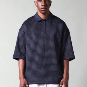 SUMWON Polo texturé en coupe oversize