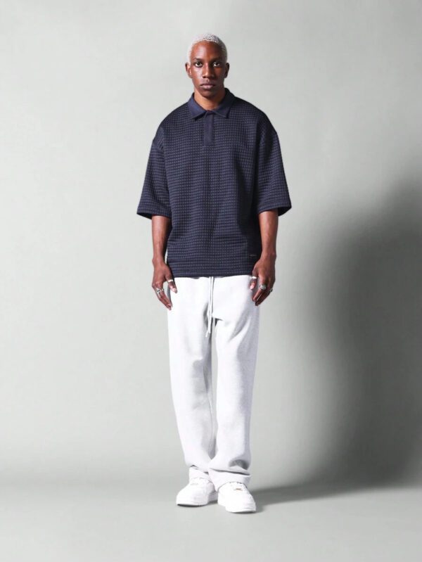 SUMWON Polo texturé en coupe oversize – Image 4