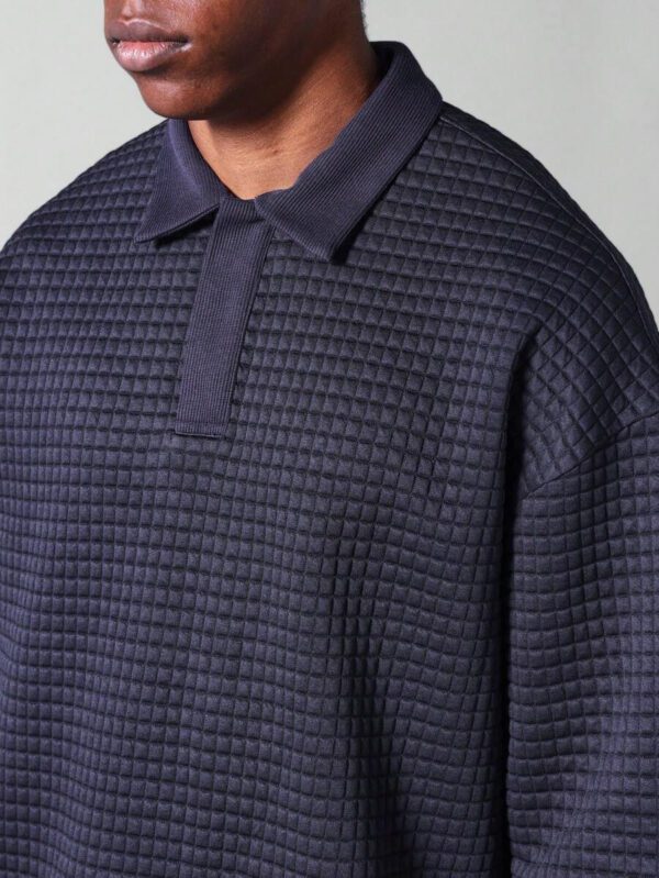 SUMWON Polo texturé en coupe oversize – Image 5