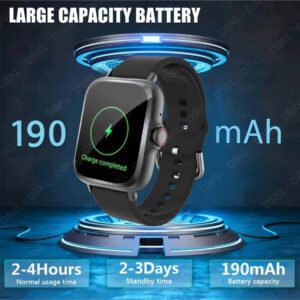 Montre connectée, appel sans fil/numérotation, rappels d'applications variées, convient aux hommes et aux femmes, montres de sport, fond d'écran personnalisable, cadeaux de vacances, cadeaux d'anniversaire