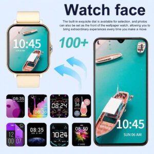 Smartwatch Universelle Pour Hommes Et Femmes, Rappel D'informations, Lecture De Musique Et Montre Intelligente Pour Répondre Au Téléphone