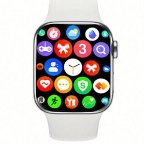 Montres connectées de sport, Montre connectée pour femmes avec écran haute définition, montre connectée avec écran couleur courbe haute définition LED de 1,85 pouces, prenant en charge les fonctions multilingues, écran tactile pleine longueur, lecteur de musique, fonction d'appel téléphonique, notification de message et jeux intégrés. Batterie haute capacité de 200 mAh