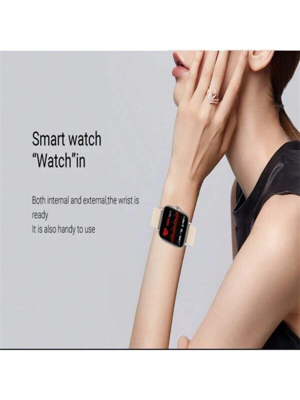 CHAONB Nouvelle montre connectée sport avec lecteur de musique, passer et répondre aux appels, notifications de messages, affichage météo. Montre connectée 2025 pour femmes et hommes. Surveillance de la fréquence cardiaque, du sommeil, du podomètre, alarme, télécommande. Affichage d'informations, localisation d'appareil. – Image 4