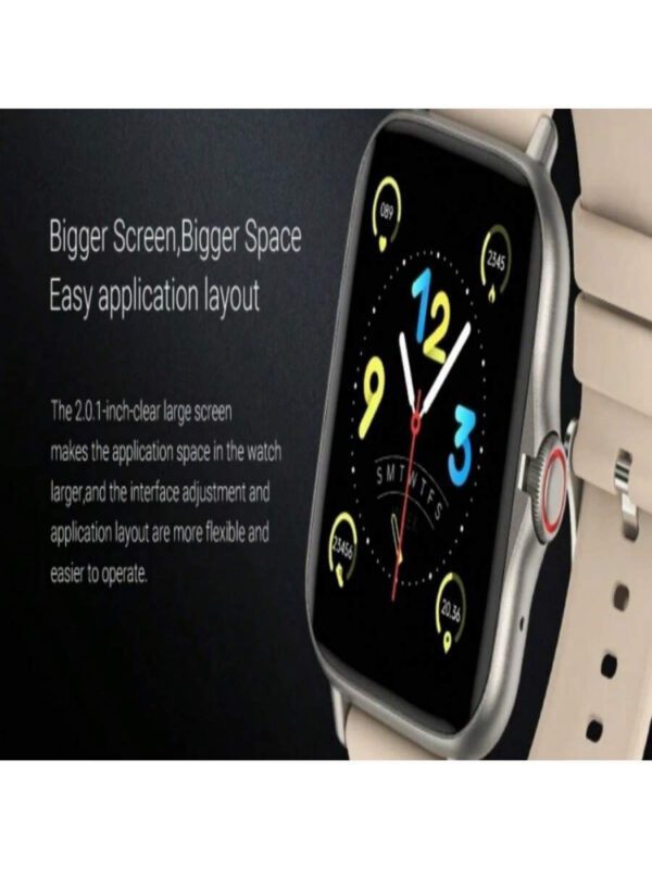 CHAONB Nouvelle montre connectée sport avec lecteur de musique, passer et répondre aux appels, notifications de messages, affichage météo. Montre connectée 2025 pour femmes et hommes. Surveillance de la fréquence cardiaque, du sommeil, du podomètre, alarme, télécommande. Affichage d'informations, localisation d'appareil. – Image 8