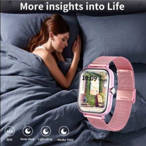 Eytlptoc Montre connectée intelligente 2025 nouvelle génération, (répondre/composer des appels) grand écran tactile, montre connectée outdoor pour hommes et femmes, modes multi-sports randonnée, podomètre, compatible avec les téléphones Android et iOS