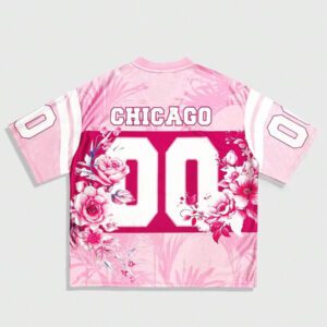 ROMWE MEN Street Life Top de jersey à col V à manches courtes avec imprimé floral et numérique, style preppy pour homme