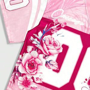 ROMWE MEN Street Life Top de jersey à col V à manches courtes avec imprimé floral et numérique, style preppy pour homme