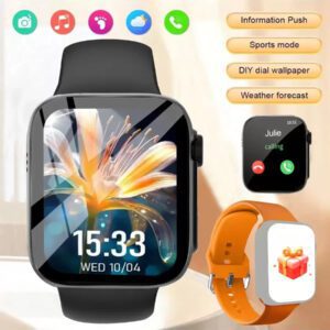 Montre connectée, appel sans fil/numérotation, mode multi-sport, rappel et rejet d'appel, rappel SMS, fond d'écran personnalisé, cadeaux de vacances, cadeaux d'anniversaire