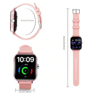 Eytlptoc Nouvelle montre intelligente avec appels sans fil, montres intelligentes pour hommes et femmes, écran couleur de 1,85 pouces, montre intelligente à la mode pour femmes, montre intelligente pour hommes et compatible avec les téléphones Android et iOS !