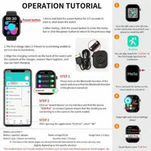 1 pièce Montre connectée polyvalente avec grand écran de 2,01 pouces, appel sans fil, réception de messages, podomètre, compteur de calories, alarme, prévisions météorologiques, plusieurs modes sportifs, cadran personnalisable, compatible avec les smartphones iOS et Android