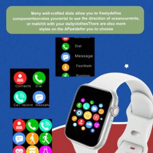 1 pièce Montre Connectée Multifonctionnelle pour Enfants/Adolescents avec Écran HD 1,44", Diverses Fonctionnalités Sportives, Dizaines de Cadrans de Montre, Appel Bluetooth et Rappel de Message, Compatible iOS et Android, Adaptée pour la Vie Quotidienne et les Cadeaux