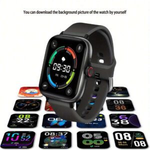 Eytlptoc Montre connectée multifonction pour appareils iOS et Android : (appel/numérotation), compteur de pas, calories, modes sportifs multiples, caméra à distance, contrôle de la musique, alarme, convient aux femmes et aux hommes, bracelet connecté tracker de fitness !
