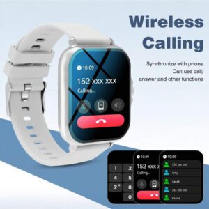 Montre connectée, appel sans fil/numérotation, diverses notifications d'applications, convient aux hommes et aux femmes, montres de sport, rappel d'informations, pour iOS/Android