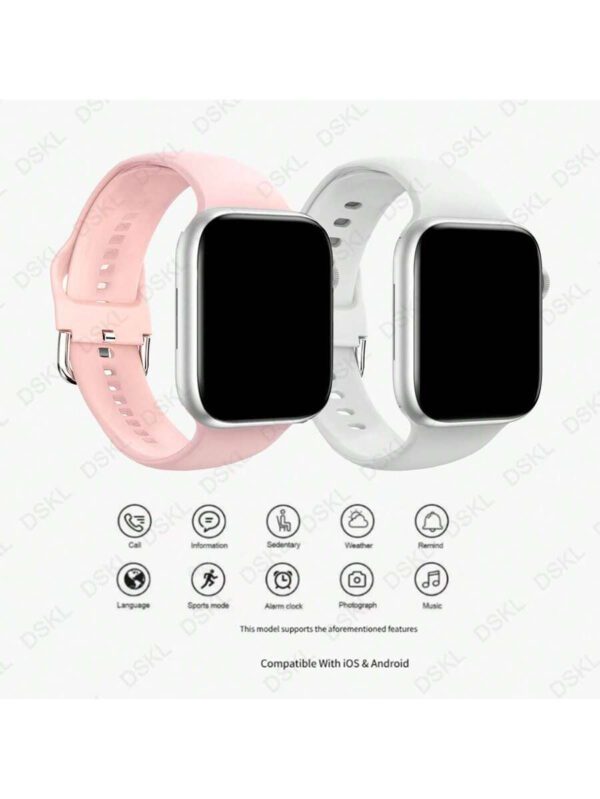 Montre Intelligente De Sport Unisexe Avec Rappel De Message, Contrôle De Musique, Contrôle De La Caméra Et Fonction – Image 3