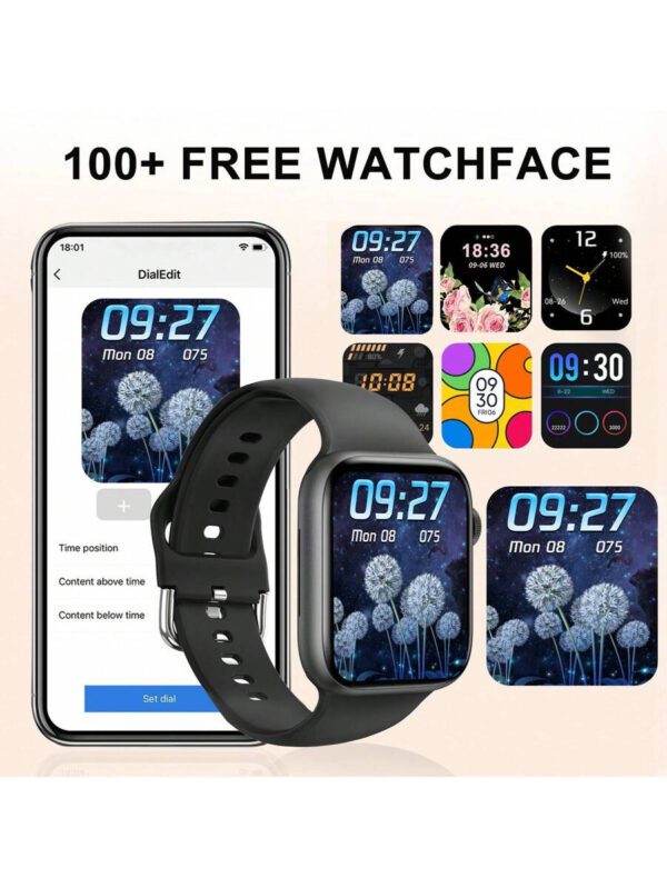 Montre Intelligente De Sport Unisexe Avec Rappel De Message, Contrôle De Musique, Contrôle De La Caméra Et Fonction – Image 7