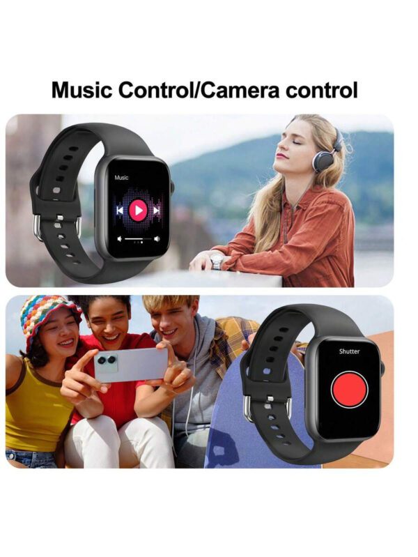 Montre Intelligente De Sport Unisexe Avec Rappel De Message, Contrôle De Musique, Contrôle De La Caméra Et Fonction – Image 10