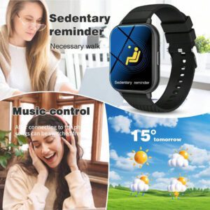 Montre connectée, appel sans fil/composition, multi-mode sport, convient aux hommes et aux femmes, rappel d'information, montres de sport, compatible avec iPhone/Android