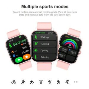 Montre connectée sport haute définition tactile de 4,65 cm, montre pour hommes, appel sans fil, rappel de message, rappel d'alarme, plusieurs modes sport, photographie à distance, lecture de musique, montre connectée multifonction, compatible avec les smartphones Android et iOS