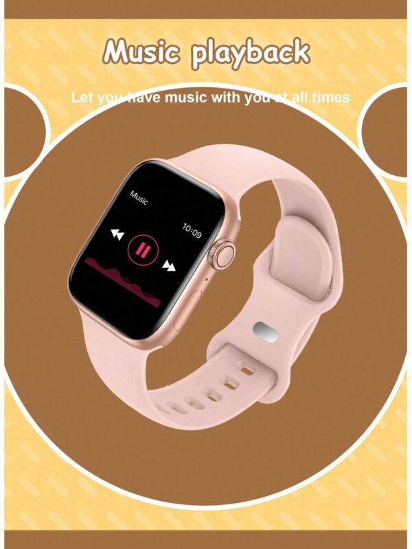 1 pièce Montre connectée multifonctionnelle pour enfants avec écran tactile de 1,44 po, bracelet en silicone, plusieurs modes sportifs, contrôle de l'appareil photo, notifications des réseaux sociaux, compatible Bluetooth avec Android et iOS, convient pour l'école, les sports et autres occasions – Image 12