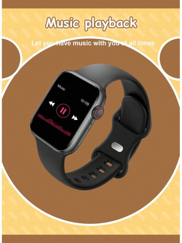 1 pièce Montre connectée multifonctionnelle pour enfants avec écran tactile de 1,44 po, bracelet en silicone, plusieurs modes sportifs, contrôle de l'appareil photo, notifications des réseaux sociaux, compatible Bluetooth avec Android et iOS, convient pour l'école, les sports et autres occasions – Image 21