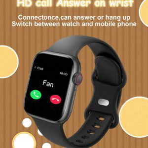 1 pièce Montre connectée multifonctionnelle pour enfants avec écran tactile de 1,44 po, bracelet en silicone, plusieurs modes sportifs, contrôle de l'appareil photo, notifications des réseaux sociaux, compatible Bluetooth avec Android et iOS, convient pour l'école, les sports et autres occasions
