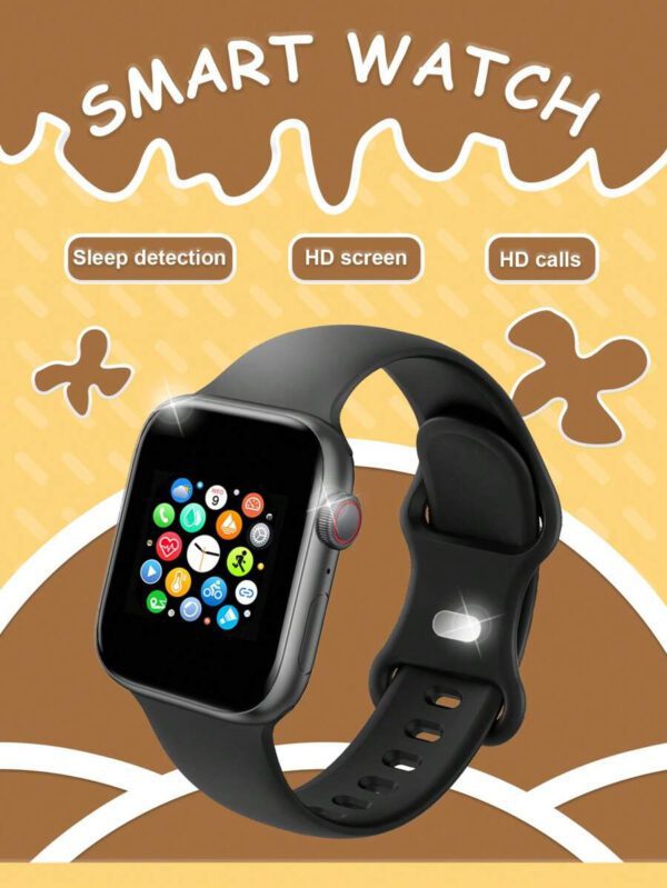 1 pièce Montre connectée multifonctionnelle pour enfants avec écran tactile de 1,44 po, bracelet en silicone, plusieurs modes sportifs, contrôle de l'appareil photo, notifications des réseaux sociaux, compatible Bluetooth avec Android et iOS, convient pour l'école, les sports et autres occasions – Image 25