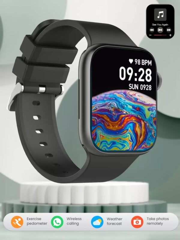 Nouvelle montre intelligente à la mode pour étudiants, avec fonctions d'appel, de musique, de météo et de sport – Image 2