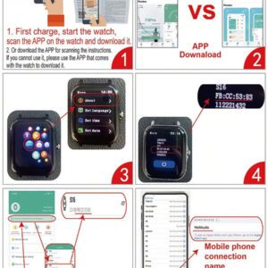 Nouvelle montre intelligente à la mode pour étudiants, avec fonctions d'appel, de musique, de météo et de sport
