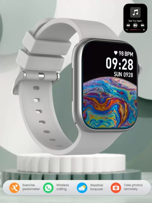 Nouvelle montre intelligente à la mode pour étudiants, avec fonctions d'appel, de musique, de météo et de sport – Image 4