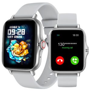 Une nouvelle montre connectée de sport pour hommes et femmes avec des fonctions telles que composer/répondre aux appels, compter les pas, suivre les calories, suivre la distance, modes multisports, contrôle de la musique, caméra à distance, réveil, information d'appel, montre connectée multifonctionnelle, équipée d'une batterie lithium-ion 150 mAh, écran tactile plein écran de 1,44 pouces, compatible avec les smartphones iOS et Android