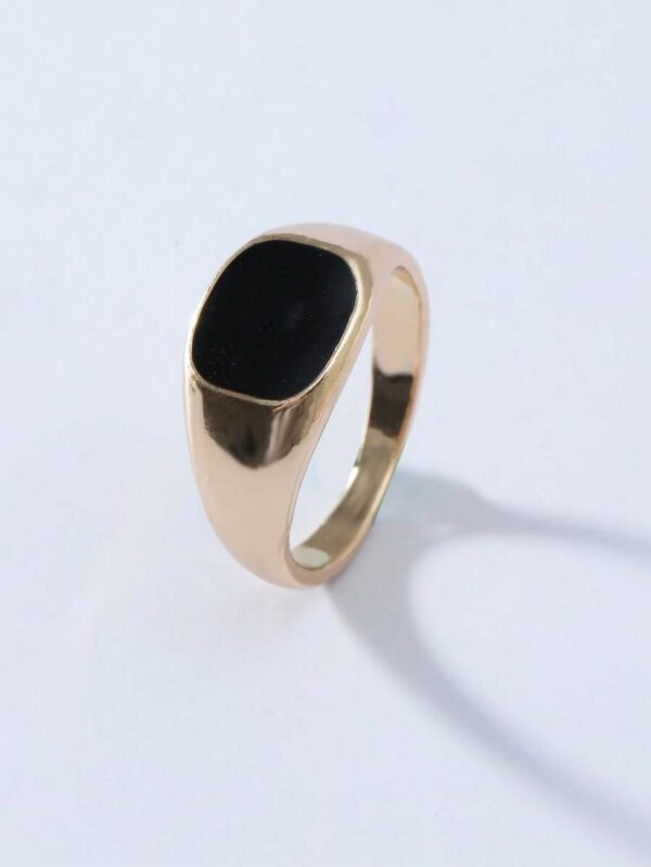 À La Mode Et Populaire Homme Minimaliste Anneau En Alliage Pour Bijou Cadeau Et Pour A Élégant Look – Image 5