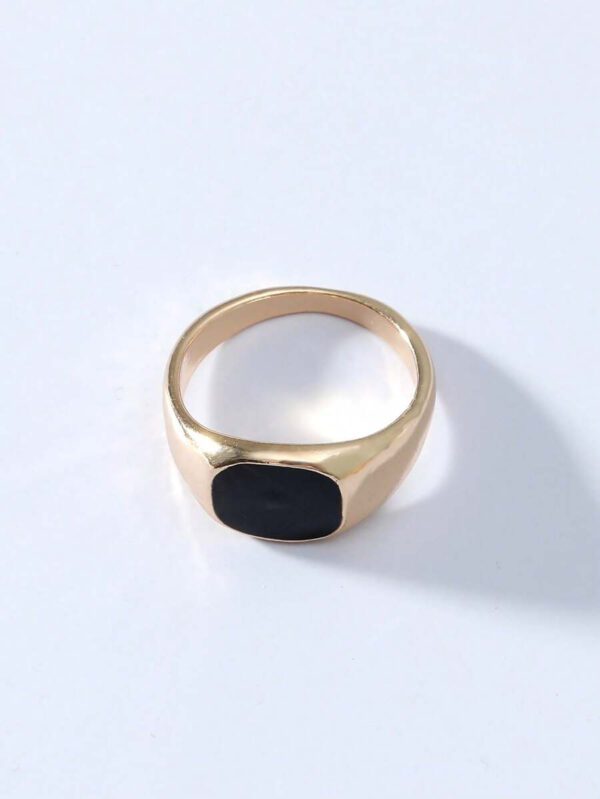 À La Mode Et Populaire Homme Minimaliste Anneau En Alliage Pour Bijou Cadeau Et Pour A Élégant Look – Image 7