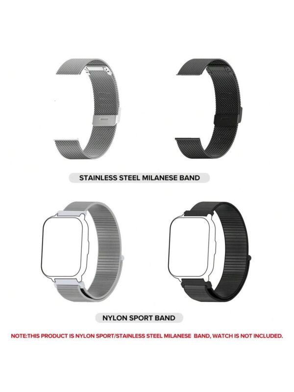 Montre connectée haut de gamme 2025 pour femmes et hommes, écran HD 1,83", prise en charge des appels sans fil, des rappels d'informations et des alertes d'alarme, étanche jusqu'à 1ATM, montre connectée avec tracker de fitness, compatible avec plus de 100 modes sportifs, compatible avec iOS/Android – Image 9