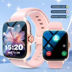 Montre connectée, appels/numérotation sans fil, rappels d'applications variées, convient aux hommes et aux femmes, montres de sport, fond d'écran personnalisable, compatible avec iOS/Android