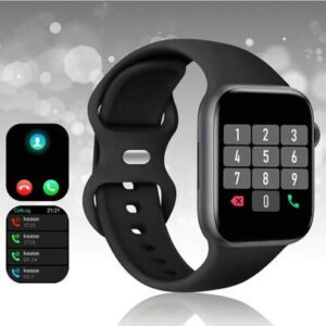 1 pièce Montre connectée multifonctionnelle électronique à écran tactile de 1,44 pouces pour femmes avec bracelet en silicone, avec plusieurs modes sportifs, contrôle de la caméra, notifications d'applications sociales, connectivité Bluetooth pour Android et iOS (divers styles de bracelet)