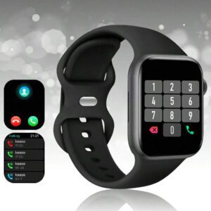 1 pièce Montre connectée multifonctionnelle électronique à écran tactile de 1,44 pouces pour femmes avec bracelet en silicone, avec plusieurs modes sportifs, contrôle de la caméra, notifications d'applications sociales, connectivité Bluetooth pour Android et iOS (divers styles de bracelet)