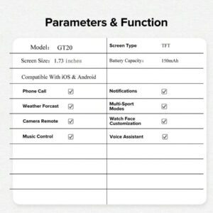 CHAONB Montre connectée à écran tactile intégral : avec tracker de sommeil, appel sans fil, podomètre, contrôle de la musique, bracelet intelligent de fitness pour téléphones Android/iOS, parfait pour les femmes et les hommes.